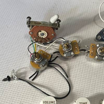 2010's MIM Fender Mexican Standard Stratocaster Guitar Factory Electronics Wiring Harness image 4