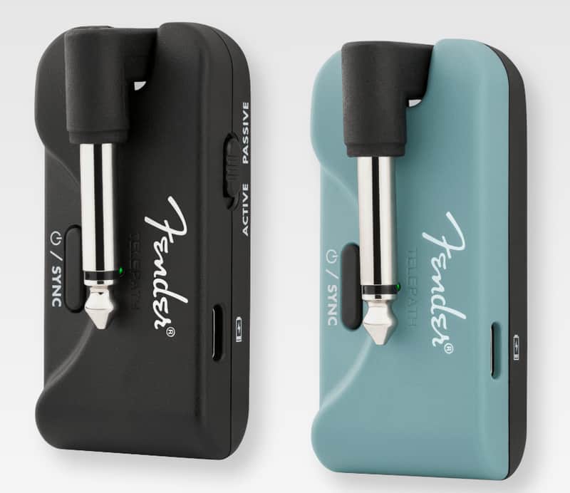 Fender Telepath Wireless Instrument System - Black / Mystic Ice Blue image 1