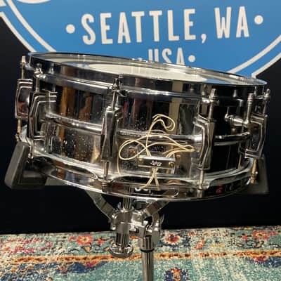 Ludwig Carmine Appice's SIGNED 5x14" Supraphonic Snare Drum. Vanilla Fudge, Cactus, Jeff Beck, Rod Stewart! (#1) 1965 image 7