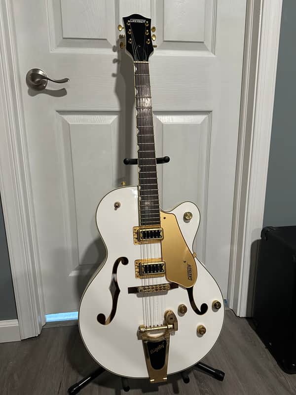Gretsch G5420TG Electromatic Hollow Body with Bigsby, Gold Hardware 2016 - 2020 - White image 1