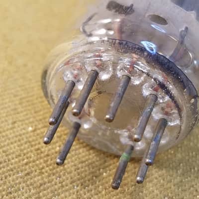 Tung-Sol 12BH7A tNOS AT1000 TESTED Vacuum Tube black plate 12BH7 dual triode 1950-1960 image 8