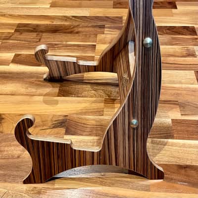 Bulldog Mini Dragon Guitar Stand Zebrano image 4