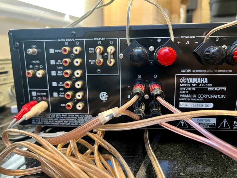 Yamaha AX-596 Natural Sound Stereo Integrated Amplifier- Tested