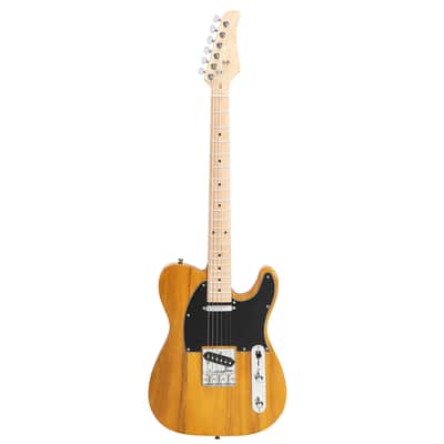 Maple Fingerboard GTL Electric Guitar SS Pickup - Transparent Yellow image 2