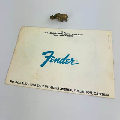 Fender Amplifier Owner’s Manual 1977 image 2