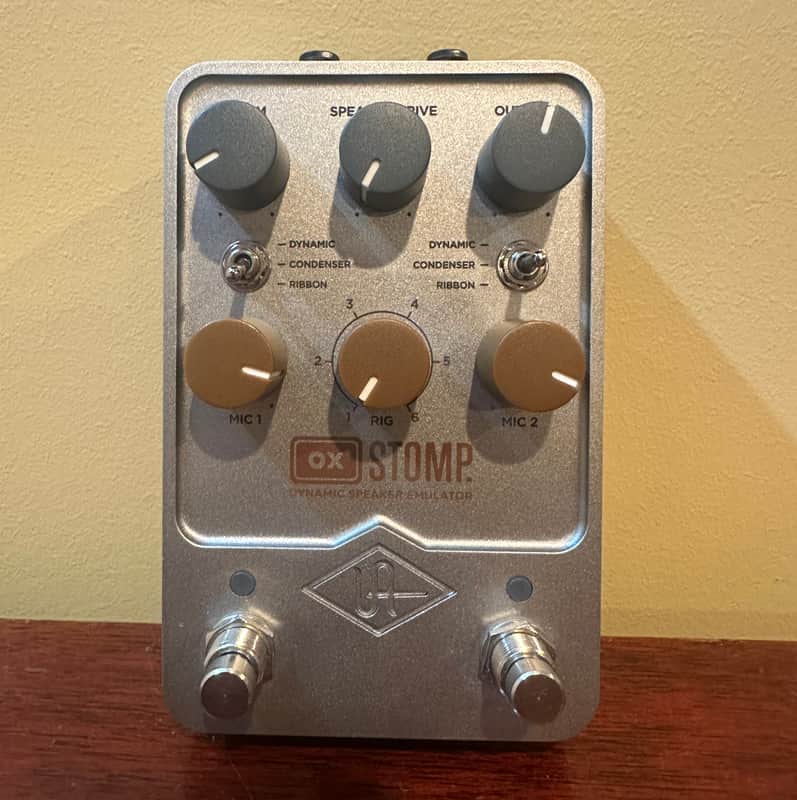 Universal Audio OX Stomp Dynamic Speaker Emulator 2023 - Present - Silver image 1