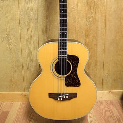 Guild B30 1987 Natural Acoustic Bass Guitar Vintage All Original w/ OHSC image 2