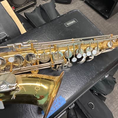 Vito 7131 (clone of Yamaha YAS-23) student/ intermediate Alto Saxophone Late 1990s, early 2000s - Gold lacquer image 3
