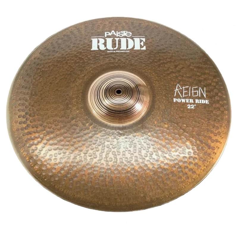 Used Paiste Reign Power Ride Cymbal 22" - Very Good image 1