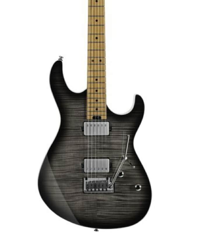 Cort G290FATIITBB Double Cutaway Electric Guitar. See Through Black Burst image 1