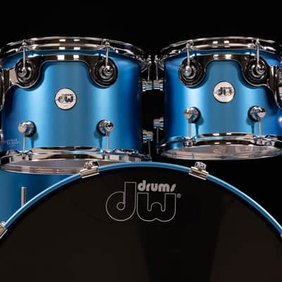 DW Design Series 4pc Kit - Aqua Metallic, CymbalFusion Exclusive image 5