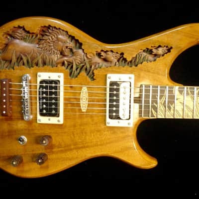Blueberry Guitar Electric Baritone 2022 - Hand Carved & Handmade image 6
