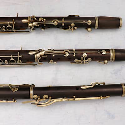 Two Buffet And One Carl Fischer Clarinets From Late 1800's Or Early 1900's image 8