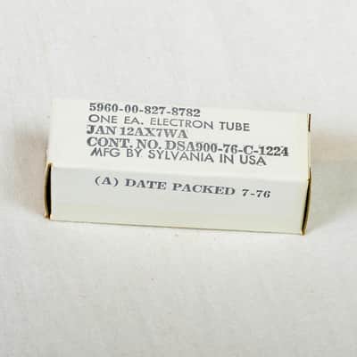 NOS Sylvania JAN 12AX7 Vacuum Tube – Tests Like New image 2