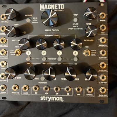 Strymon Magneto Four Head dTape Echo and Looper Eurorack Unit 2010s - Black image 2
