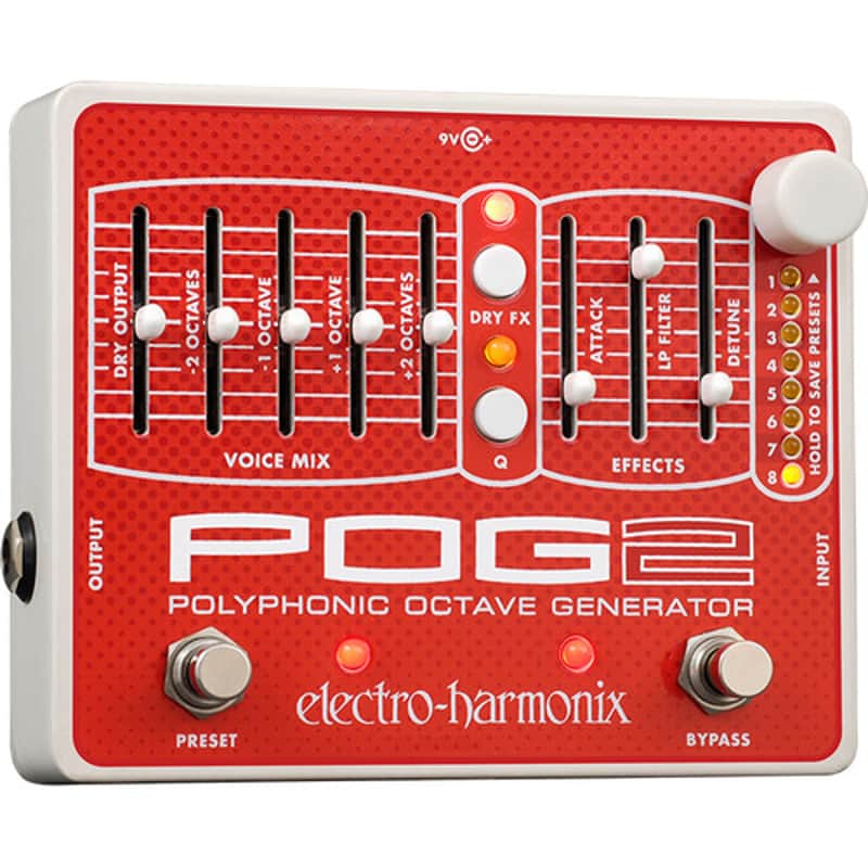 Electro-Harmonix POG2 Polyphonic Octave Generator Guitar Effects Pedal - open- **100% perfecto and in-box!! image 1
