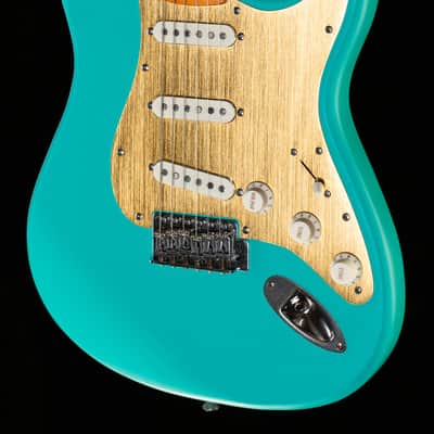 Squier 40th Anniversary Stratocaster Vintage Edition Maple Fingerboard Satin Sea Foam Green (435) image 1