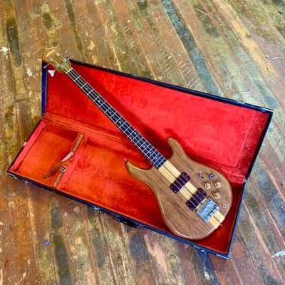 Greco Speed Way Bass c 1979 Walnut original vintage mij japan Fuji-gen speedway image 1