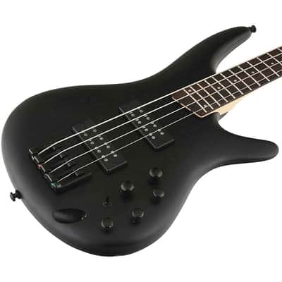 Ibanez SR300EB 4-String Electric Bass Guitar Black image 3