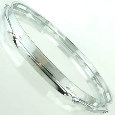 Ludwig 14"Snare Drum Resonant 8Lug 1.6mm Rim/Hoop Chrome Rounded Gates Jazz F60s image 5