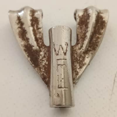 WFL-Stamped 1+Tension-Rod-Claws Nickel Marching Bass/Tom/Snare Drum Ludwig USA50 image 1