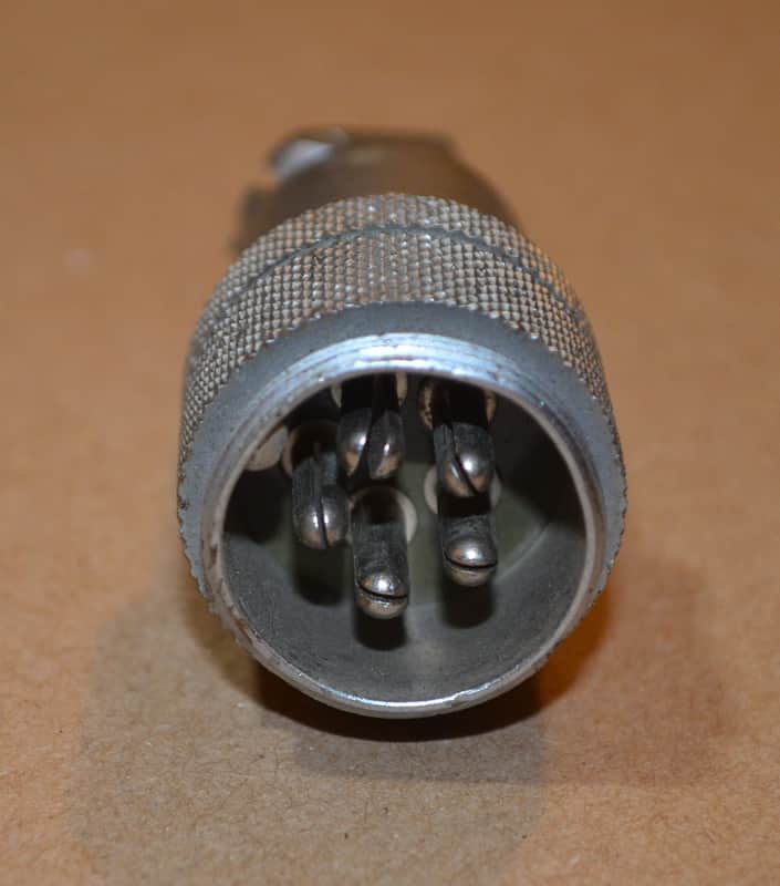 Sony or Otari Male 5 pin Cable Mount Connector 70s? image 1