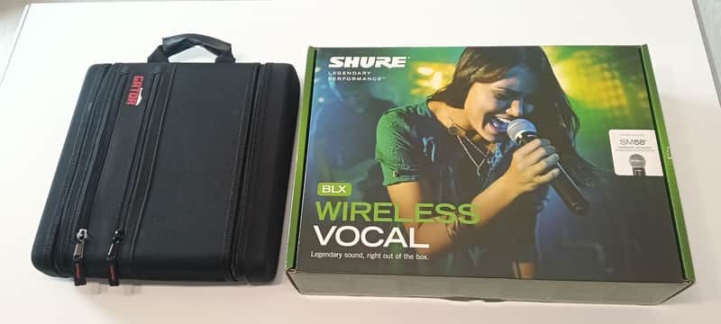 Shure BLX24E / SM58 Black wireless image 1