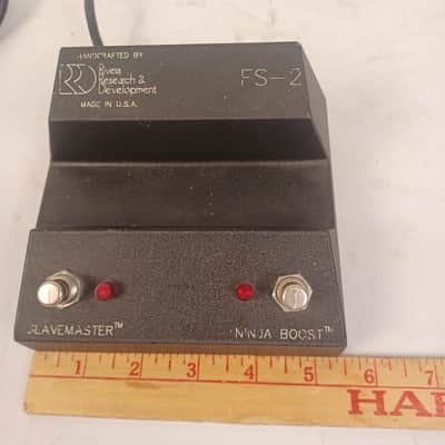 Amp PedRivera FS-2 Footswitch al M60/M100/M120 TBR1 1991 SlaveMaster/Ninja Boost image 3