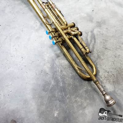 Conn / Musicraft "Stencil Horn" Bb Trumpet (1920s Lacquered Brass) image 17