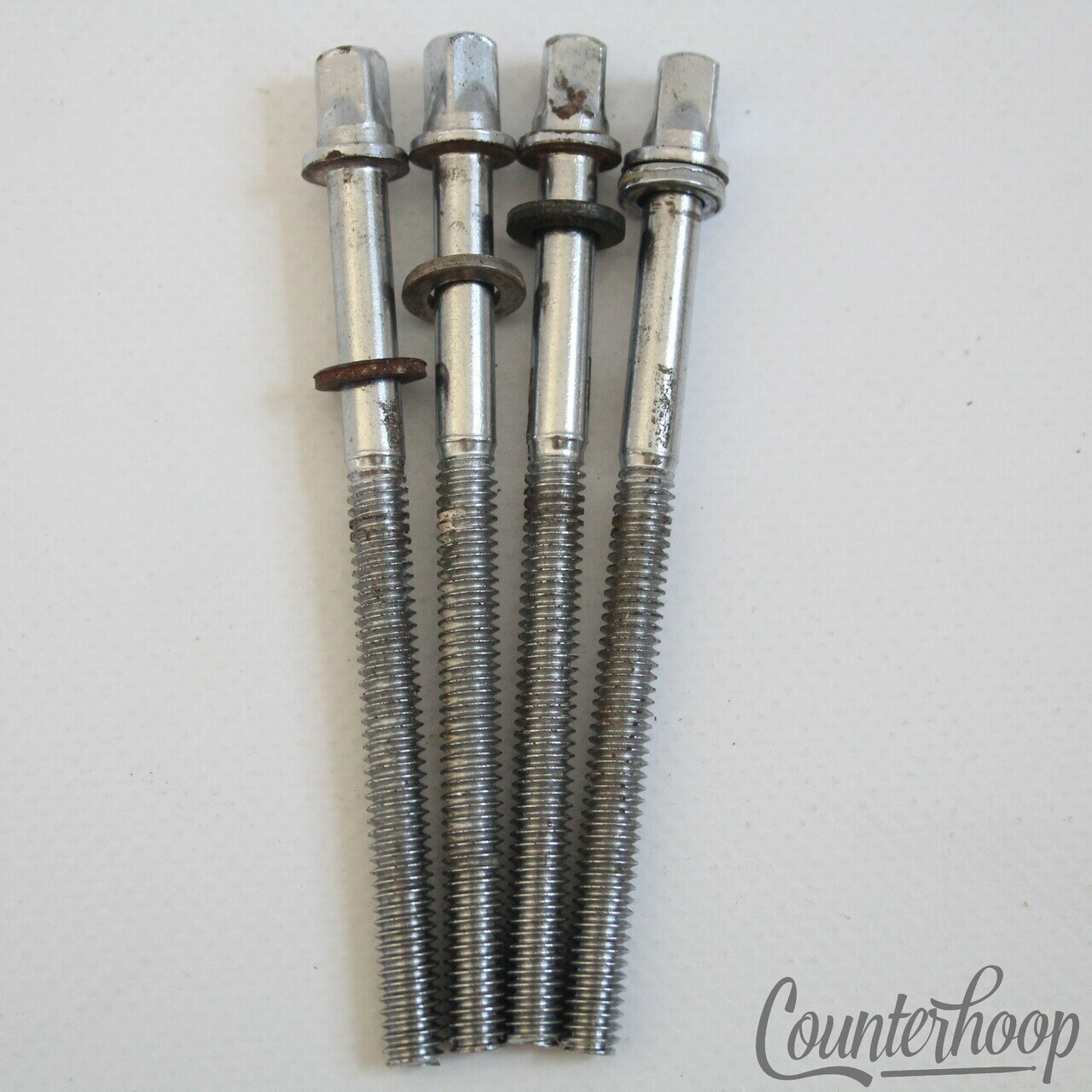 Rogers 4x Tension T-Rods 3"Chrome Floor/Tom/Snare Drum Cleveland 60s Holiday — main photograph