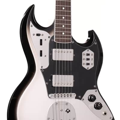 Woodrite Guitars Switchblade HT Guitar Aged Silverburst image 5
