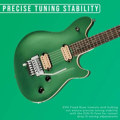 EVH Wolfgang Special 6-String Right-Handed Electric Guitar with Ebony Fingerboard, Maple Neck, and Basswood Body (Pelham Green) image 5