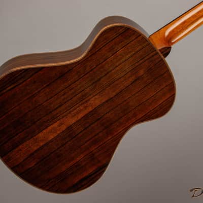 2007 Bashkin OM Placencia, Indian Ebony/Italian Spruce image 6