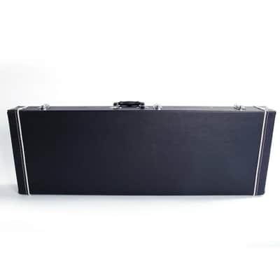 Hard Case Wooden Hard-Shell For Gst Gtl 170 Sg Electric Guitar With Lock - Black image 3