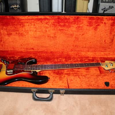 Fender Jazz Bass 1964 Sunburst Left-Handed image 4
