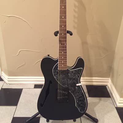 Firefly FFTH Thinline Tele Style Semi Hollow Body Guitar 2020 Satin Black image 2