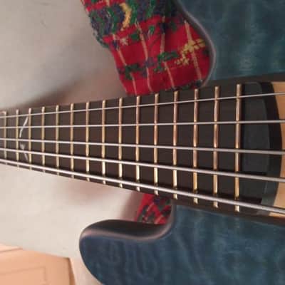 Warwick Robert Trujillo Signature Artist Series 2012 Blue Swirl image 4