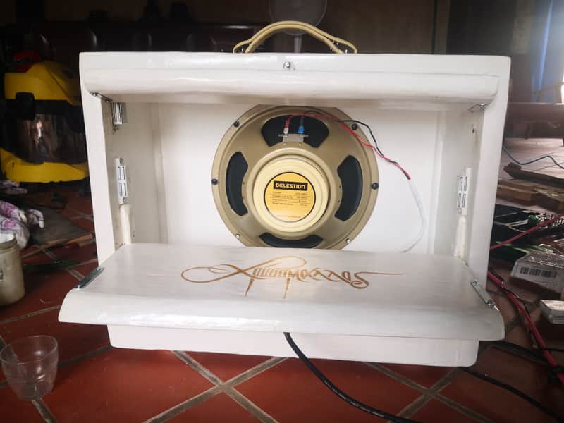 HYBRID CABINET 112 CELESTION NEO CREAMBACK 2026 - Oil, acrylic, hard shellac, fiberglass. image 1