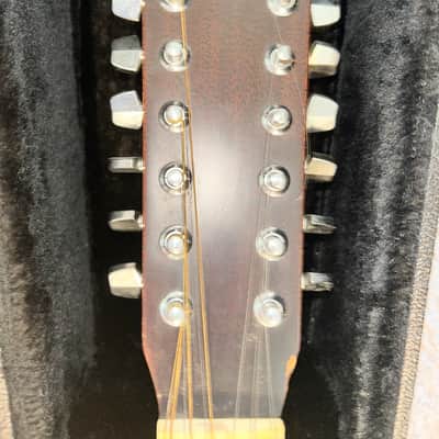Takamine 12-String Dreadnought Acoustic Guitar Natural w/ Hard Case image 3