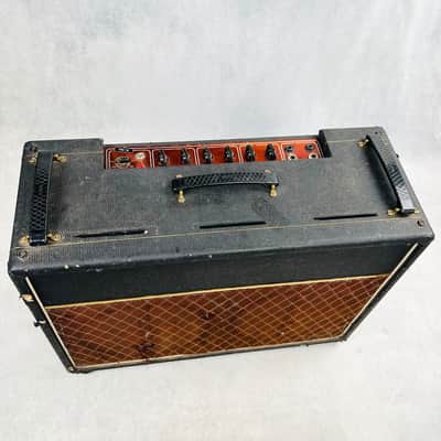 Vox AC15 Twin Bass 2x12" Combo Amplifier 1964 - Black image 2
