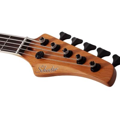 Schecter 3973-SHC C-5 Standard 5 String RH Electric Bass - Charcoal Satin image 6