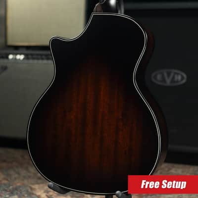 Taylor Next Generation Builder's Edition 324ce Grand Auditorium Acoustic/Electric Guitar - Tobacco Kona Burst with Hardshell Case image 2