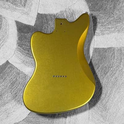 Tone Bakery Jazzbird T Mahogany Jazzmaster Body - Metallic Gold image 5