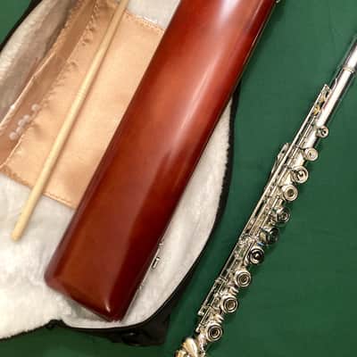 New Student Model Flute-French Keys, Split E, B Foot, Wood Case and Padded Cover image 8