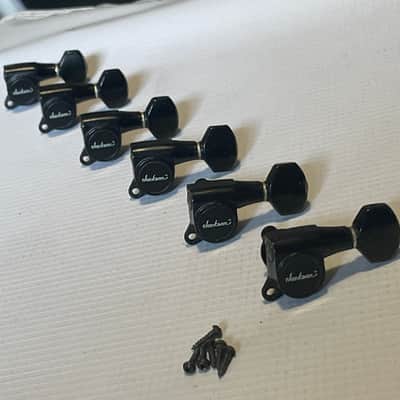 1980's Japan Charvel Jackson Model Series GOTOH TM Logo Tuners Tuning Pegs 6 In Line image 2