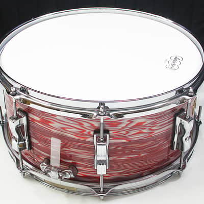 Ludwig Legacy Maple 6.5" x 14" Snare Drum w/ VIDEO! 3-Ply Vintage Pink Oyster image 4