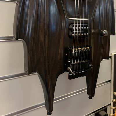 elyra VLAD  special custom guitar made in Germany - one-of-a-kind - brown - single piece worldwide image 9