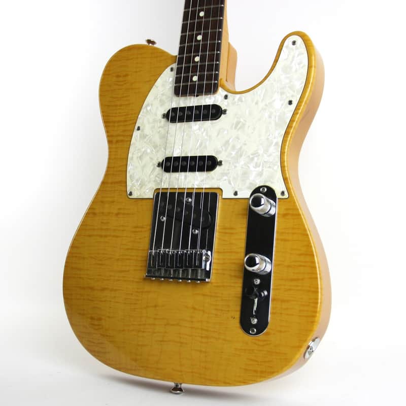 Fender '90s Telecaster Deluxe Foto Flame Made In Japan image 4