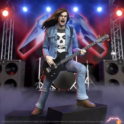 Super 7 Metallica Cliff Burton Ultimates 7-Inch Action Figure (Wave 1) 2023 Limited Edition image 2