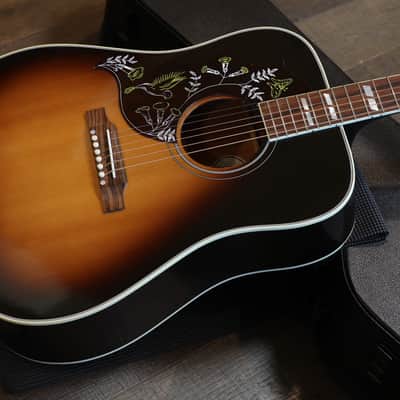 Lefty Minty! 2024 Gibson Hummingbird Dreadnought Acoustic Guitar Dark Sunburst + OHSC image 2
